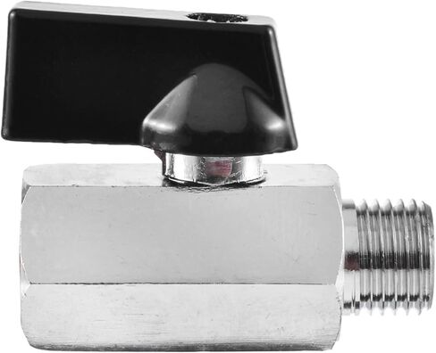 صمام 1PC 1/4 بوصة صمام الكرة النحاس المصغرة BSP ذكور إلى ضاغط الهواء الإناث لمكافحة صمام كرة الماء الزيت in Saudi Arabia