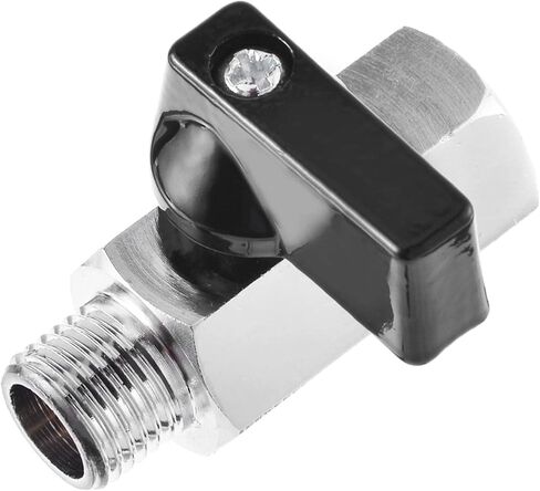 صمام 1PC 1/4 بوصة صمام الكرة النحاس المصغرة BSP ذكور إلى ضاغط الهواء الإناث لمكافحة صمام كرة الماء الزيت in Saudi Arabia