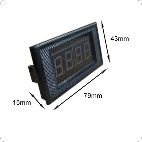 -Closed Type Meter Power Supply DC 24V LED 3.5 Digital Meter Resistance 2K Meter Meter Tester in Saudi Arabia