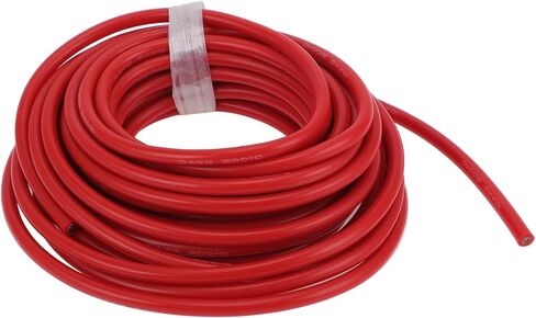 Ground Wire Power Wire 9m Red TC 1 Pcs 10AWG Fully Insulated& Soft Touch Jacket Car Radio, Automotive, Car Speakers Universal in Saudi Arabia