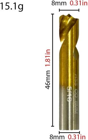 3pc كوبالت تحتوي على بقعة لحام اللحام 6.5-10 مم مستقيم شانك الحفر بت إزالة ورقة لحام الصفائح المعدنية in Saudi Arabia