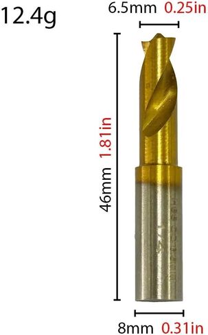3pc كوبالت تحتوي على بقعة لحام اللحام 6.5-10 مم مستقيم شانك الحفر بت إزالة ورقة لحام الصفائح المعدنية in Saudi Arabia