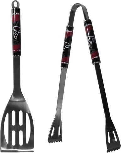 Siskiyou Sports NFL Atlanta Falcons Unisex 2 pc BBQ Set and Bottle Opener, Team Colors, One Size in Saudi Arabia