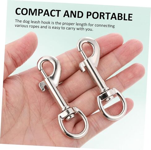 balacoo 24Pcs Heavy Duty Snap Hooks for Pet Leash Versatile Swivel Bolt Snaps Locking for Dog Leashes Keychains and More in Saudi Arabia