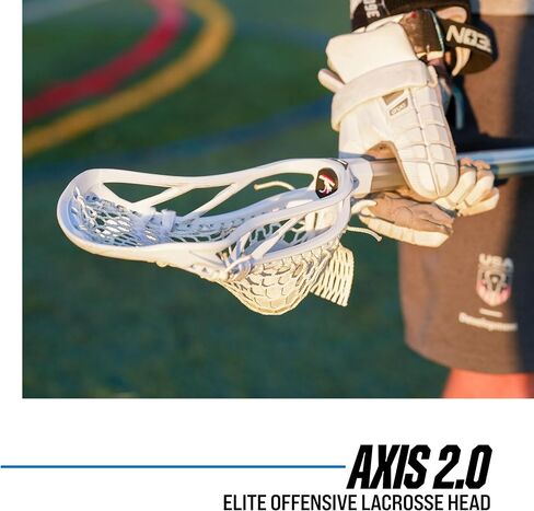 Silverfin Mens Complete Lacrosse Stick with Mesh Pocket | Youth Lacrosse Stick: Smooth, Lightweight & Durable with Sturdy Construction | Kids Lacrosse Sticks in Kuwait