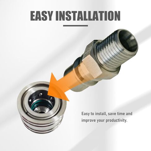 The M16-M14 hydraulic accessory quick connection adapter is suitable for mini excavators and is compatible with AGTH12 in Saudi Arabia