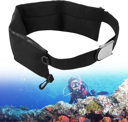 Topyond Scuba Weight Belt with Pockets, Quick Dry Nylon 600d Oxford Cloth and Double D Shape Buckle Diving Pocket Weight Belt for Snorkeling and Water Sports, Adjustable Belt in Saudi Arabia