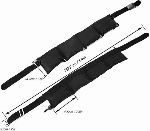 Topyond Scuba Weight Belt with Pockets, Quick Dry Nylon 600d Oxford Cloth and Double D Shape Buckle Diving Pocket Weight Belt for Snorkeling and Water Sports, Adjustable Belt in Saudi Arabia
