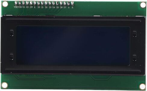 I2C TWI 20X4 LCD Screen Display Module Crystal Clear Blue Background White Text Display Simplify Circuit Low Consumption Suitable for Electronic Display Instruments in Saudi Arabia