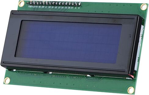 I2C TWI 20X4 LCD Screen Display Module Crystal Clear Blue Background White Text Display Simplify Circuit Low Consumption Suitable for Electronic Display Instruments in Saudi Arabia