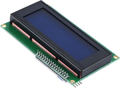 I2C TWI 20X4 LCD Screen Display Module Crystal Clear Blue Background White Text Display Simplify Circuit Low Consumption Suitable for Electronic Display Instruments in Saudi Arabia