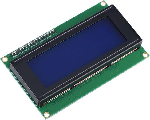 I2C TWI 20X4 LCD Screen Display Module Crystal Clear Blue Background White Text Display Simplify Circuit Low Consumption Suitable for Electronic Display Instruments in Saudi Arabia