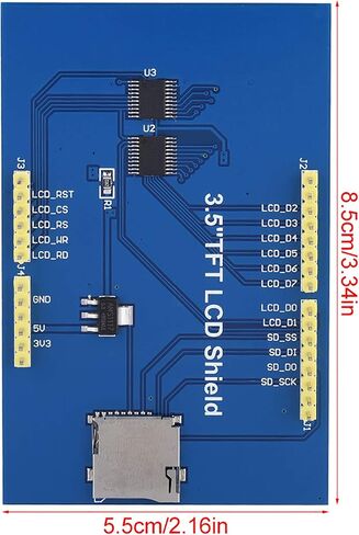 Keenso 4pcs 3.5in LCD AD ، شاشة عالية الدقة 480 × 320 للإطفاء التنموي (بدون لمسة) in Saudi Arabia
