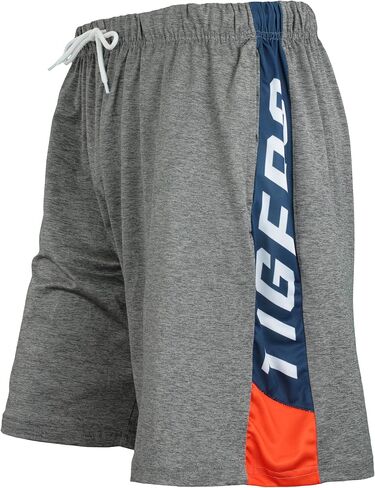 Zubaz MLB Men's Tonal Gray Space Dye W/Solid Stripe Short in Saudi Arabia