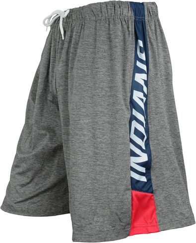 Zubaz MLB Men's Tonal Gray Space Dye W/Solid Stripe Short in Saudi Arabia