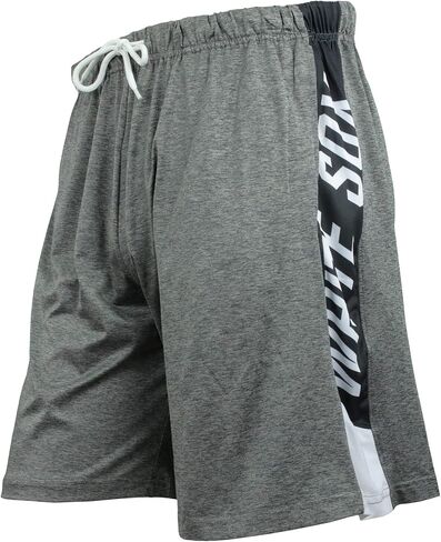 Zubaz MLB Men's Tonal Gray Space Dye W/Solid Stripe Short in Saudi Arabia