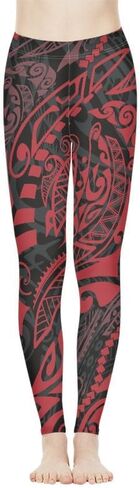 Irisjudy Womens High Pherensed Pants Pants Pratible Presents Pants ، Aztec Tribal Contanced Lagging for Gym in Kuwait