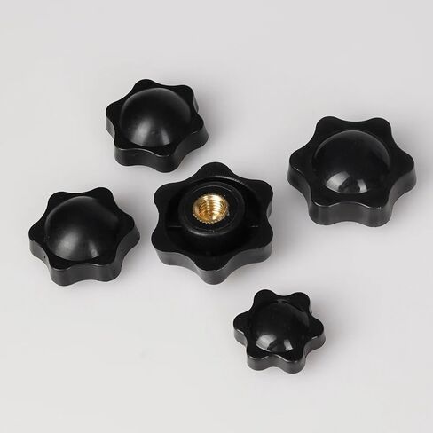 M4 M5 M6 M8 M10 Thumb Hand Nut Clamp Stain ولكن Thread Star Handle House Nut Knob Plum Hand Towning Nut Nut Kit (على الرغم من الجوز) in Saudi Arabia