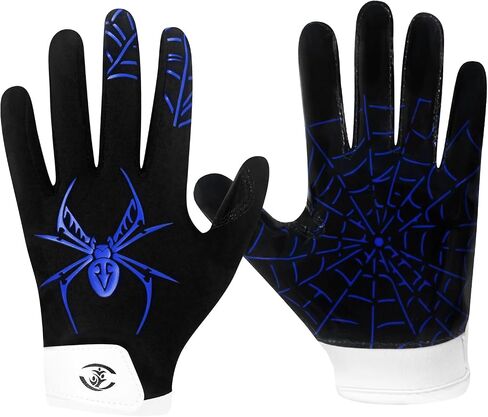 Youth Football Gloves Kids Silicone Grip Sports Receiver Gloves with Super Stick Ability for Enhanced Game Experience Training for Beginners in Saudi Arabia