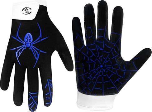 Youth Football Gloves Kids Silicone Grip Sports Receiver Gloves with Super Stick Ability for Enhanced Game Experience Training for Beginners in Saudi Arabia