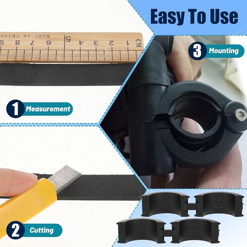 حشية مطاطية من 12 PCS دراجة مقود ناظر 22.2/25.4 إلى 31.8 مم 2 من طوقا ديي المطاط ، مضاد للخلاف مضاد للانزلاق محولات فاصل الدراجة الجذعية للدراجة للدراجات الجبلية للدراجات الجبلية على الطريق الجبلي in Kuwait