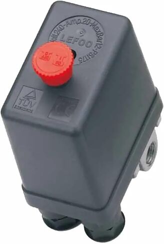 120V/240V 70-115 Psi Air Compressor Pressure Switch 5-8 Bar Small Air Pump Control Valve 1-4 Port LF10-L(1 Hole,0.6-0.8MPA) in Saudi Arabia