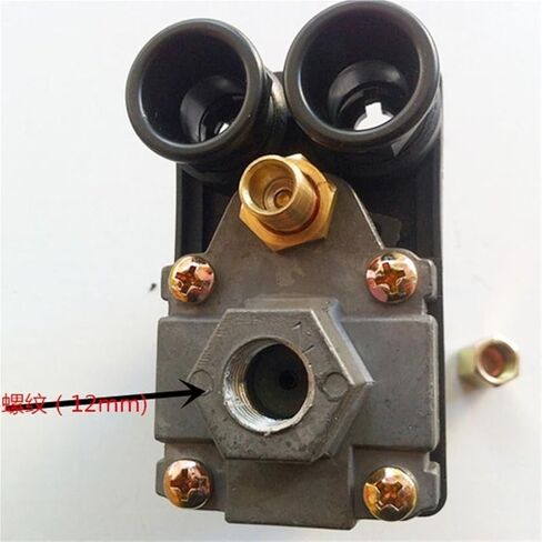 120V/240V 70-115 Psi Air Compressor Pressure Switch 5-8 Bar Small Air Pump Control Valve 1-4 Port LF10-L(1 Hole,0.6-0.8MPA) in Saudi Arabia