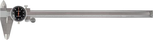 CME Dial Caliper Set, Includes 6" and 12" Dial Calipers, White Dial Face Color, 0.001" Measurement Increment in Saudi Arabia