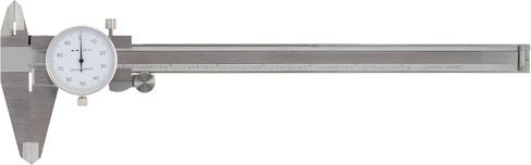 CME Dial Caliper Set, Includes 6" and 12" Dial Calipers, White Dial Face Color, 0.001" Measurement Increment in Saudi Arabia