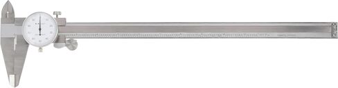 CME Dial Caliper Set, Includes 6" and 12" Dial Calipers, White Dial Face Color, 0.001" Measurement Increment in Saudi Arabia