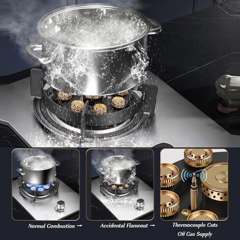 Commercial Gas Stock Pot Range,Home Kitchen with Flameout Protection,with Thermocouple Protection,for Restaurant(NG) in Saudi Arabia