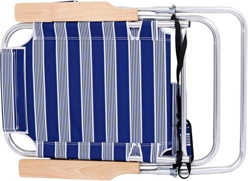 Big Jumbo 500 LBS XL كرسي شاطئ شاق واسع للخدمة للبالغين الكبار والطويلون ، أنابيب الألومنيوم - 4 مواقف مستلقية in Kuwait