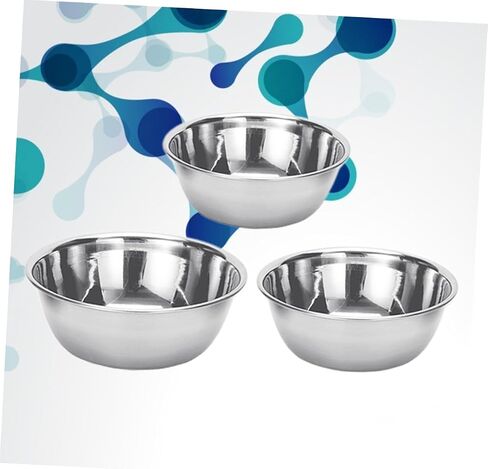 SANDIGLE 3PCS معالجة الصلب المقاوم للصدأ الأطباق الأوعية اليود للصالونات مختبرات المنزل استخدام سهلة التنظيف متعددة الأغراض in Saudi Arabia
