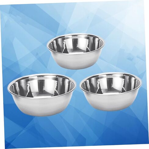 SANDIGLE 3PCS معالجة الصلب المقاوم للصدأ الأطباق الأوعية اليود للصالونات مختبرات المنزل استخدام سهلة التنظيف متعددة الأغراض in Saudi Arabia