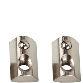 50pcs m4 m5 t nut slot nut with bead aluminium profile marble ball nut hammer head leadling carbon carbon stitener (m3) in Kuwait