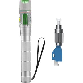 قطعتان من محدد الأخطاء البصرية VFL بطول 50 كيلومترًا - قلم اختبار كابلات الألياف الضوئية مع محول واجهة LC/FC/SC/ST، مجموعة اختبار كابل شبكة الألياف مع أجهزة اختبار مصدر ضوء الألياف (الألومنيوم) in Kuwait