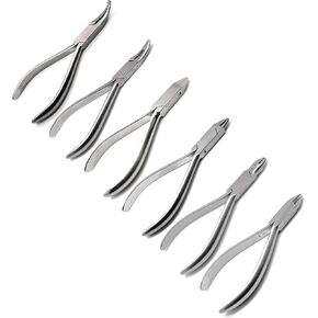 Dental Orthodontics Pliers Set of 6 Braces Wire Bending Stainless Steel Instruments in Kuwait