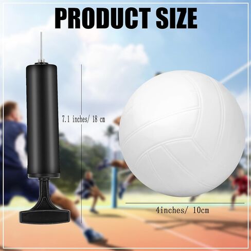 Mini Volleyball 4 Inch Inflatable Mini Toss Volleyball with Pump for End of Season Gifts School Carnival Reward Senior Night Party Favors Coach Team Prizes in Saudi Arabia