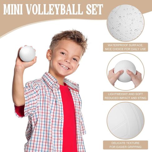 Mini Volleyball 4 Inch Inflatable Mini Toss Volleyball with Pump for End of Season Gifts School Carnival Reward Senior Night Party Favors Coach Team Prizes in Saudi Arabia
