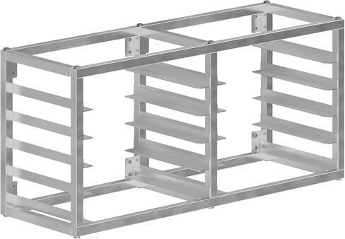 AmGood Wall Mounted Sheet/Bun Pan Rack - 40" x 13" x 18". Fits 10 Half Size Pans. NSF in Saudi Arabia