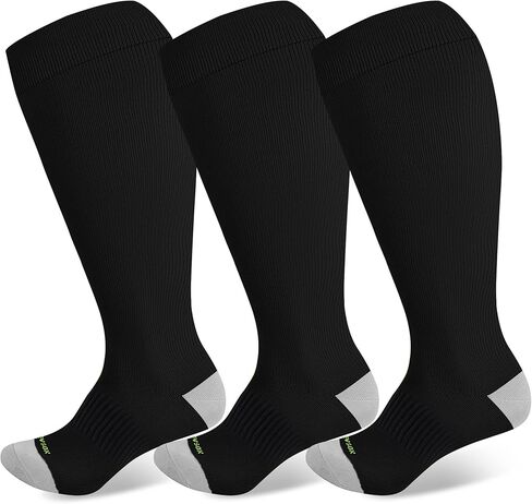 جوارب Levsox plus ضغط الحجم على نطاق واسع من الرجال والنساء من 20 إلى 30 مم زئبق جوارب دعم عالية للطبية للممرضات والممرضة والسكري in Kuwait