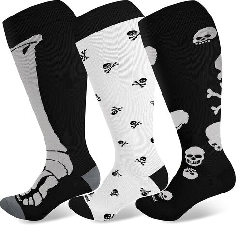 جوارب Levsox plus ضغط الحجم على نطاق واسع من الرجال والنساء من 20 إلى 30 مم زئبق جوارب دعم عالية للطبية للممرضات والممرضة والسكري in Kuwait