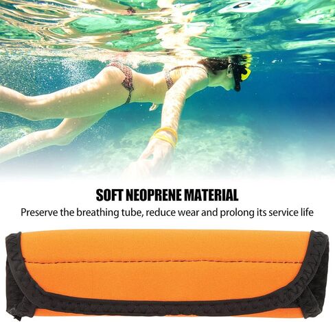 Inflatable Snorkel Vest Adults, Portable Snorkel Jacket, Floating Jacket, Anti Sink Protective Cover for Breathing Tube for Snorkeling, Frees Diving, and Swimming Black in Kuwait