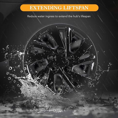 15 بوصة فضي ورنيش ، عجلات فولاذية 2017-2020 Hyundai Elantra سيدان ، مجموعة من 4 pp material rem Rim ، قبعات محور التصميم المفاجئ-15 "فضي Lacquer 4-pack in Kuwait