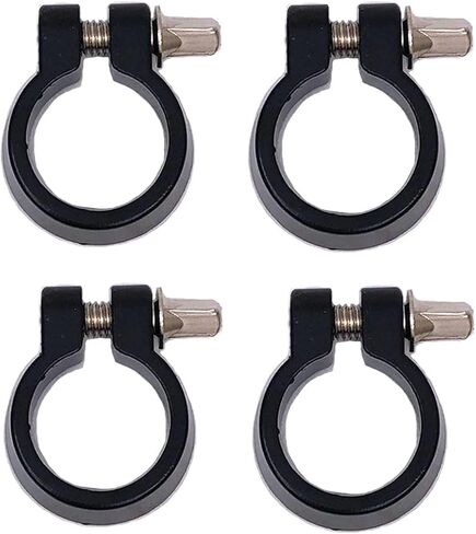 4pcs Drum Stand Memory Lock 7/8 Inch Diameter Cymbal Stand Memory Lock Hinged Drum Rack Parts Black in Saudi Arabia