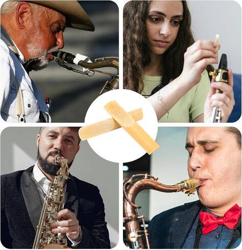 30 قطعة Clarinet Reeds 2.5 BB ، Clarinet Reeds Strength Strength 2.5 Threed Reed Tip tip for Clarinet Exhible in Saudi Arabia