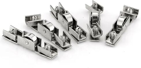 10pcs NED-7220 الزجاج المنزلق أسطوانة الباب ح قطر العجلة قطر 10 ملم العجلة الأبواب المنزلق لأجهزة الأثاث in Saudi Arabia