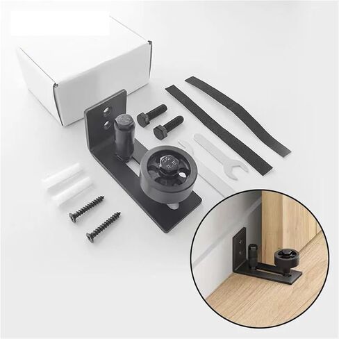 Sliding Door Slider Barn Door Floor Rail 8 in 1 Support Roller for Bottom Adjustable Roller Flush Design Door Hardware in Saudi Arabia