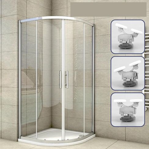 8Pcs 23mm Aluminum Alloy Top Shower Door Rollers Pulley Bathroom Sliding Glass Door Wheels Sliding Door Wheels Rollers Bathroom(16pcs) in Saudi Arabia