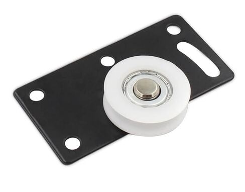 1PAIR الأثاث خزانة باب منزلق مع السكك الحديدية المنزلق ونظام البكرة المعلقة معلقة Caster Caster Wheel in Kuwait